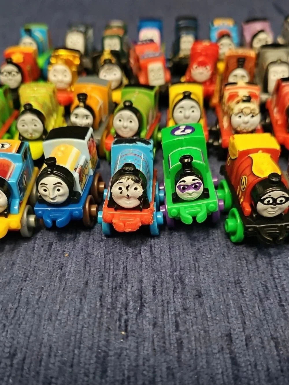 Lot of 32 Thomas The Tank Engine & Friends Minis Train Toy Figures Tiny